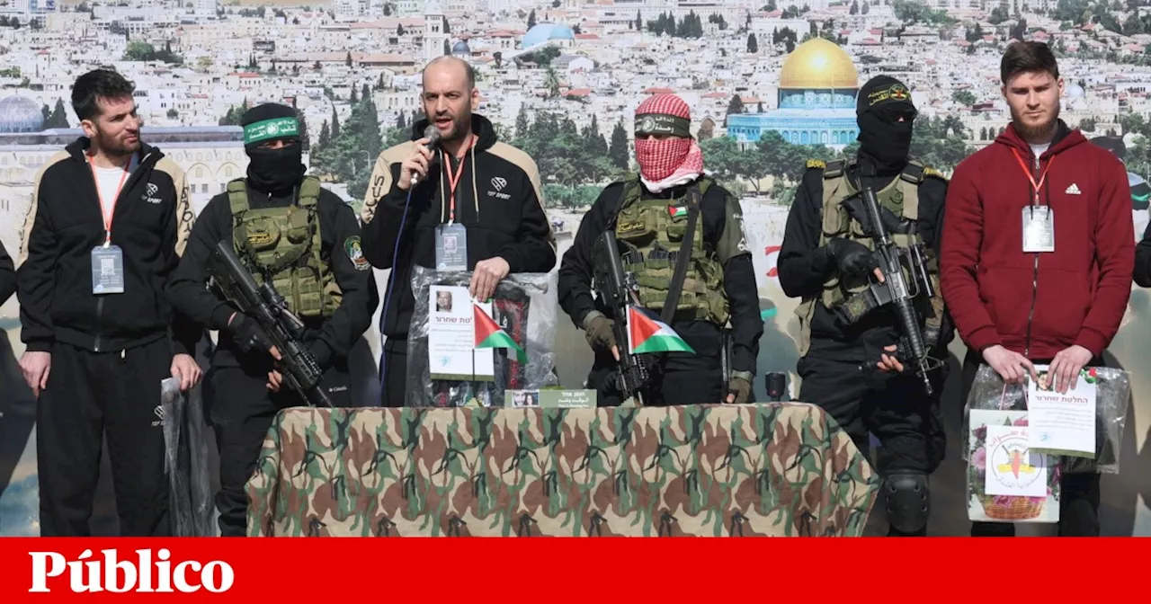 Mais três reféns libertados pelo Hamas