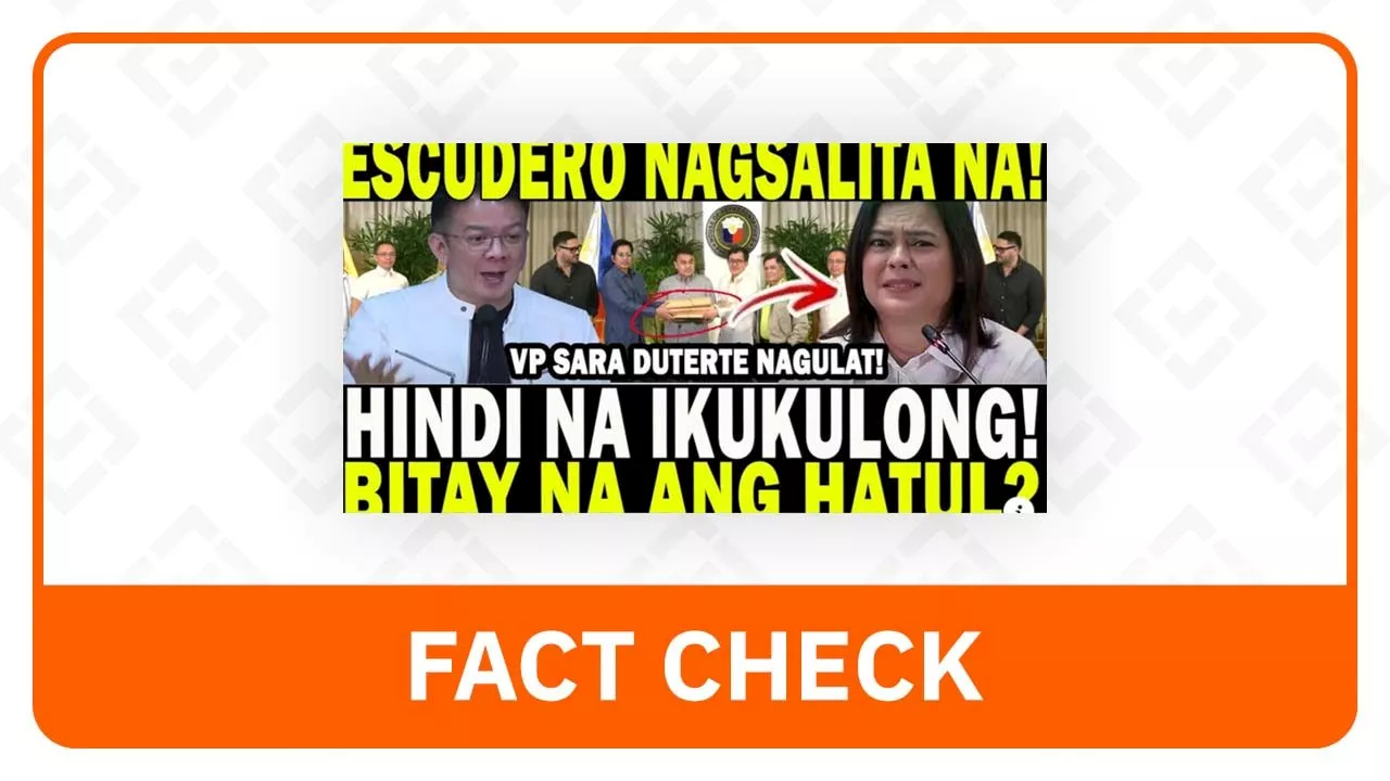 FACT CHECK: No death penalty, life imprisonment for Sara if convicted by Senate