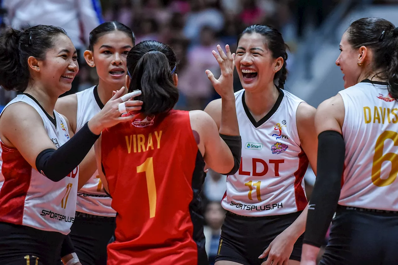 PLDT Upsets Creamline, Ends 19-Game Winning Streak