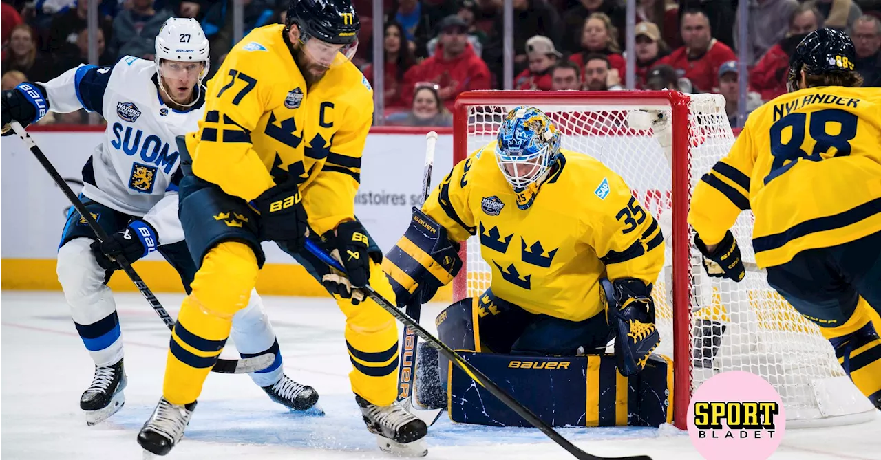 Svenska draget mot Finland – bytte målvakt i första pausen