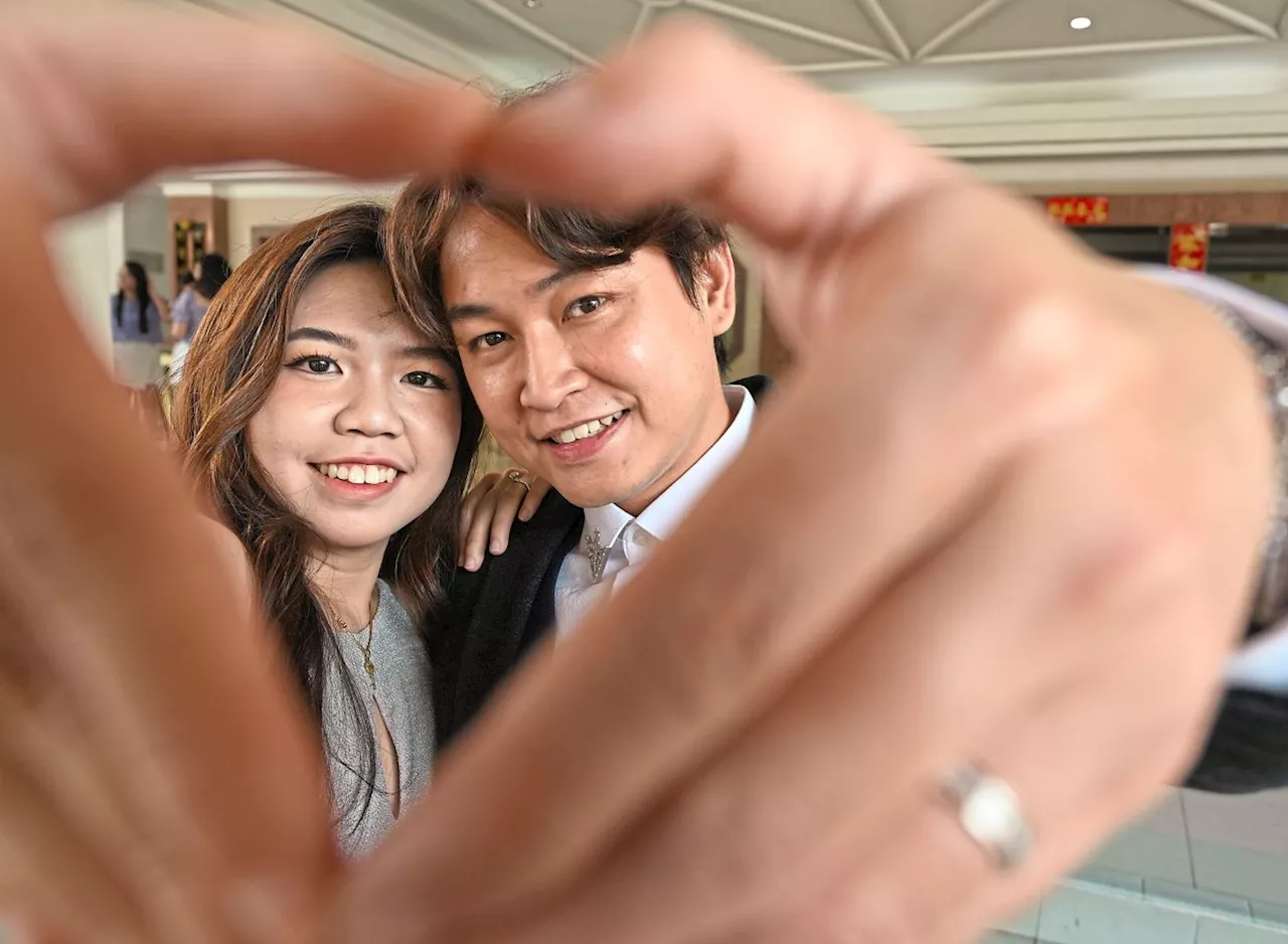 Newlyweds Celebrate Vows on Valentine's Day after Chap Goh Meh