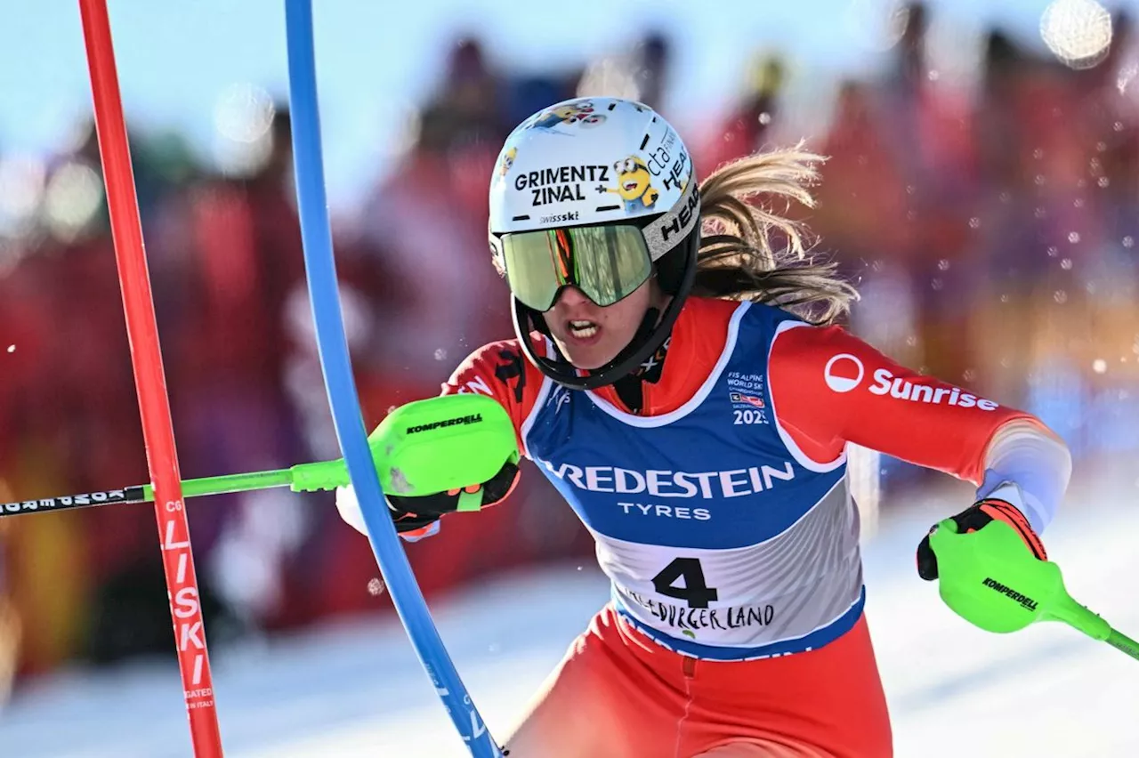 Wendy Holdener und Camille Rast greifen nach einer Slalom-Medaille