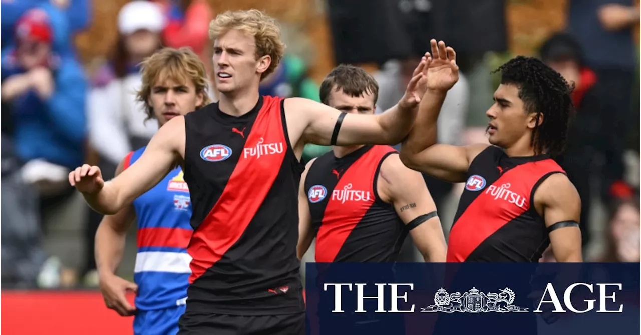 The player who may just have booted his way onto Essendon’s list