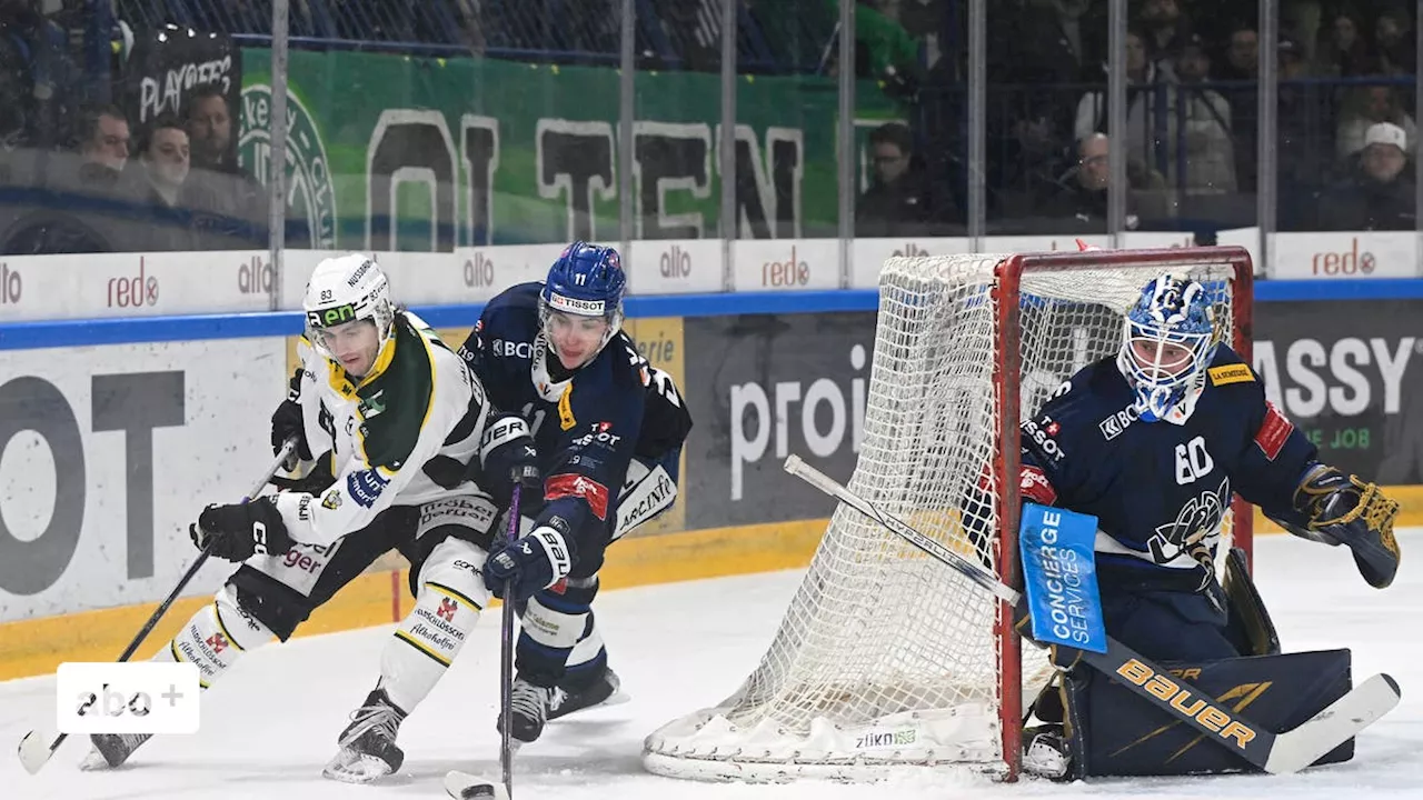Sterchi erzielt den Siegtreffer in der 72. Minute! Der EHC Olten macht das Break in La Chaux-de-Fonds perfekt