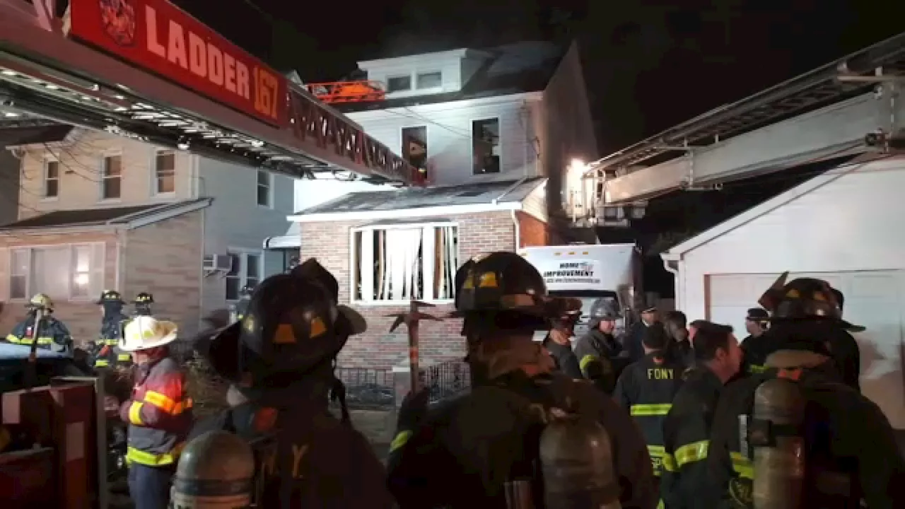 3 people dead after fire rips through home in Bayside, Queens