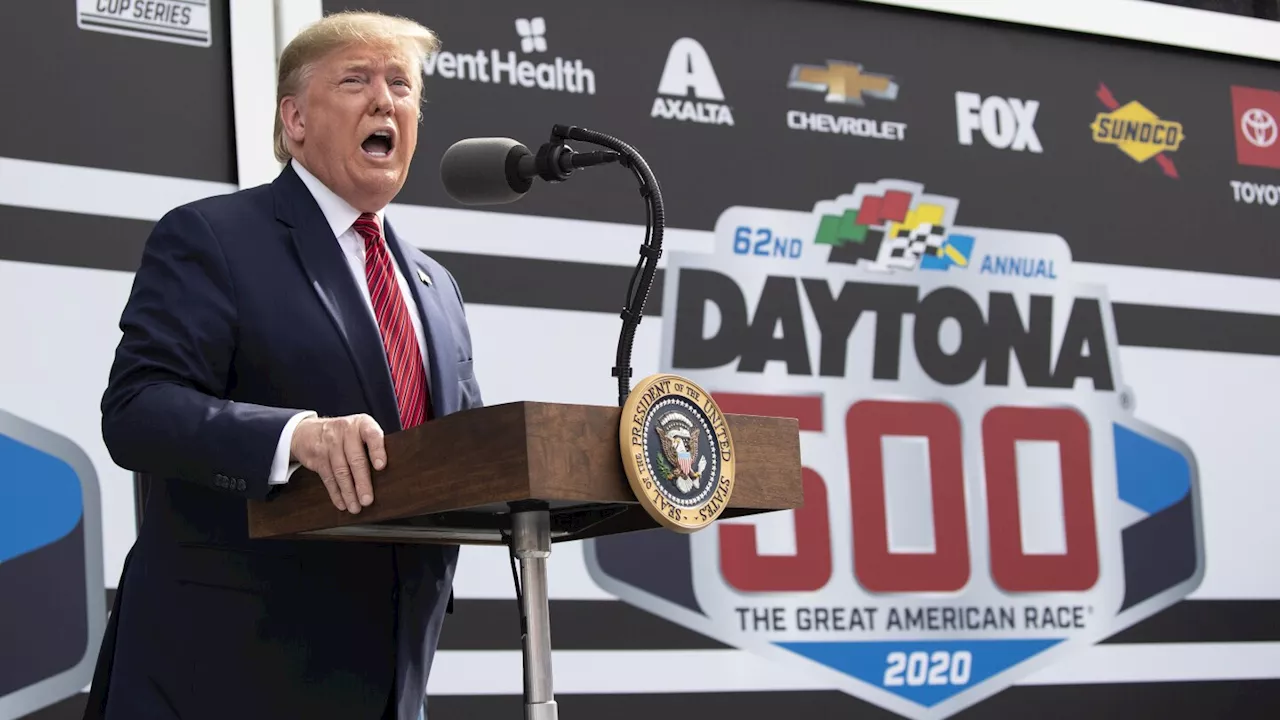 President Donald Trump plans to attend NASCAR's Daytona 500