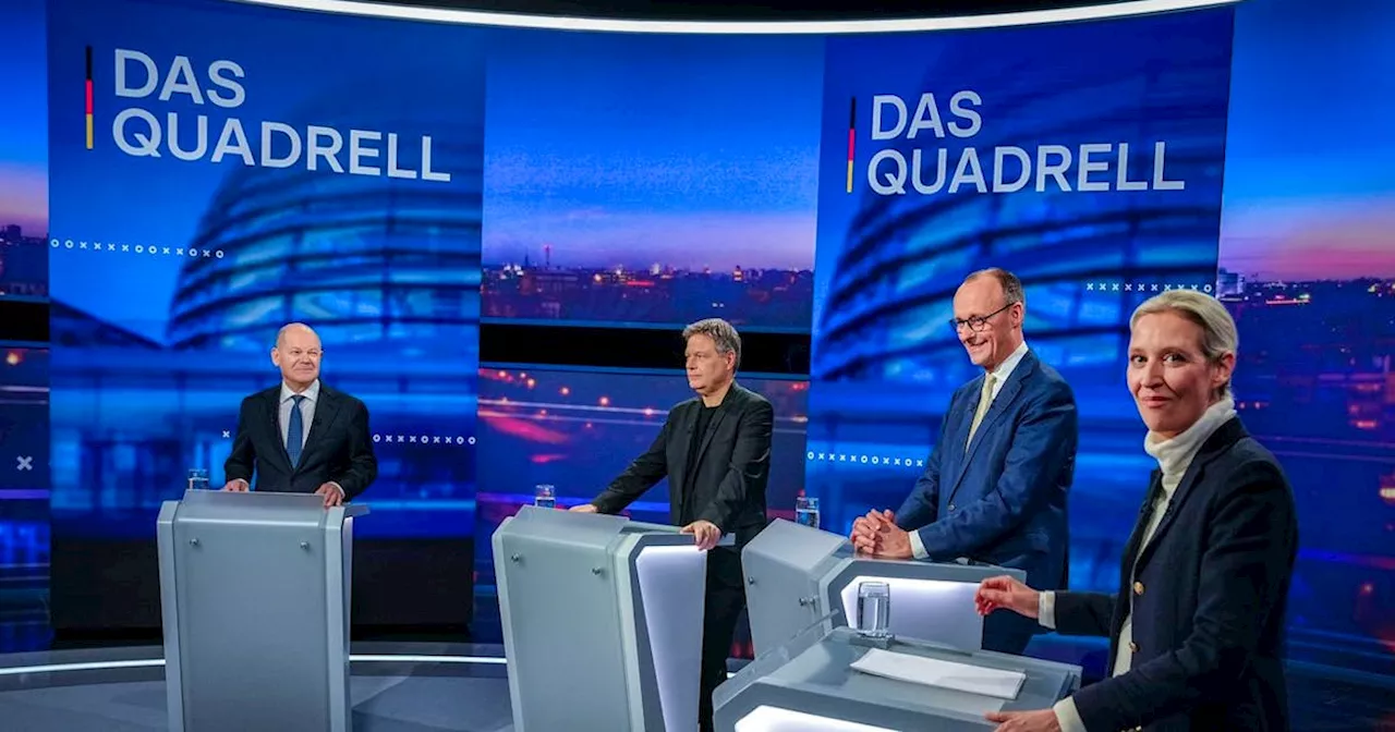 Die Kanzlerkandidaten duellieren sich in der zweiten TV-Debatte