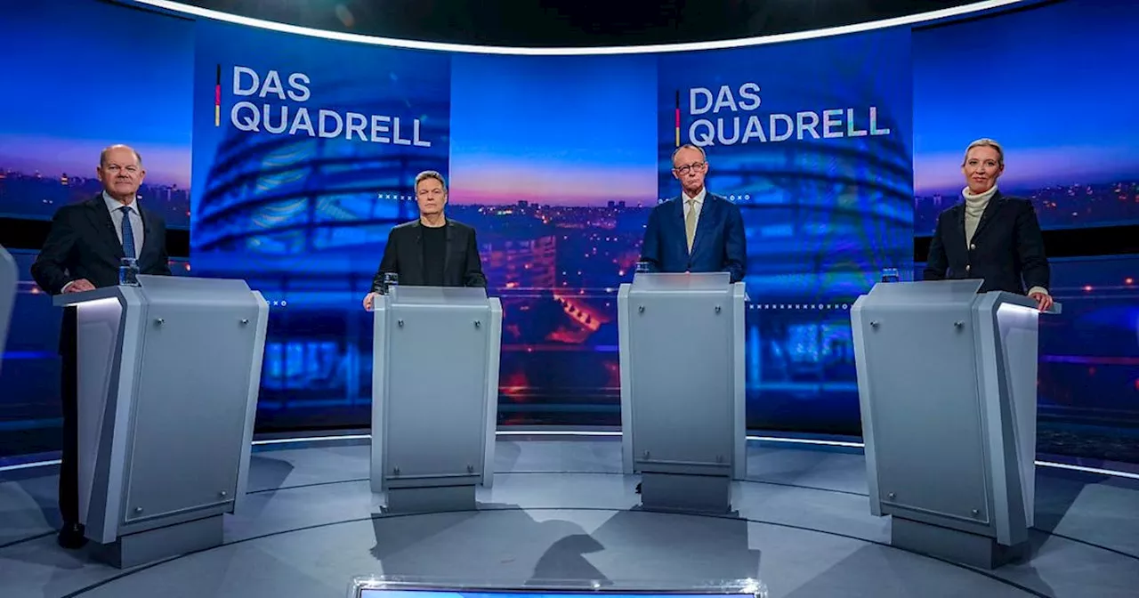 Migration und Dschungelcamp: Kanzlerkandidaten in TV-Runde