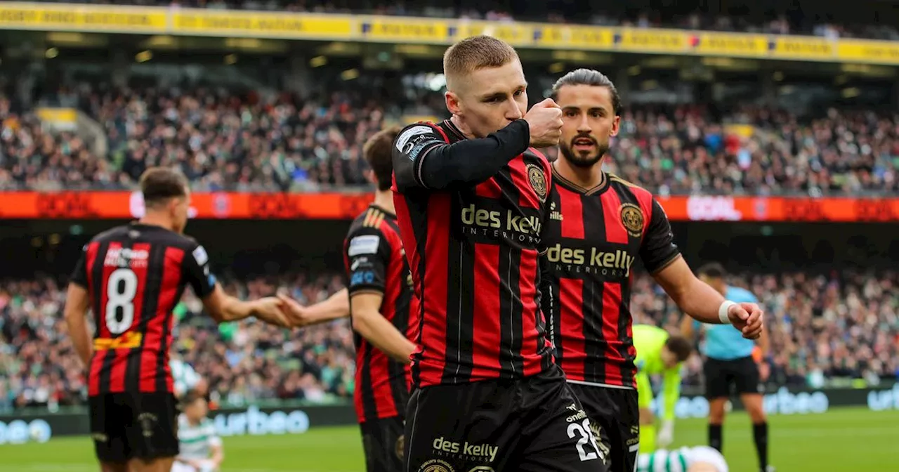 Bohemians' Tierney Scores Dublin Derby Winner, Celebrates in Front of Shamrock Rovers Fans