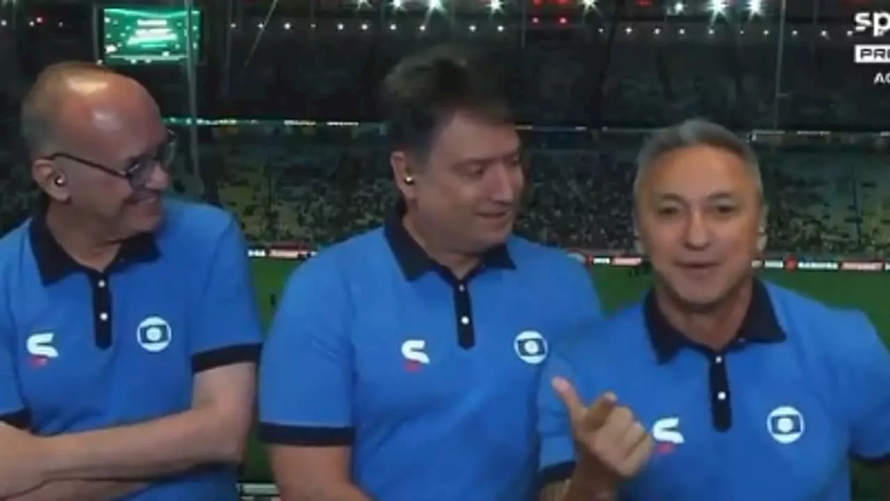 Paulo Nunes se Arrisca em Rap ao Vivo na Transmissão de Flamengo x Vasco