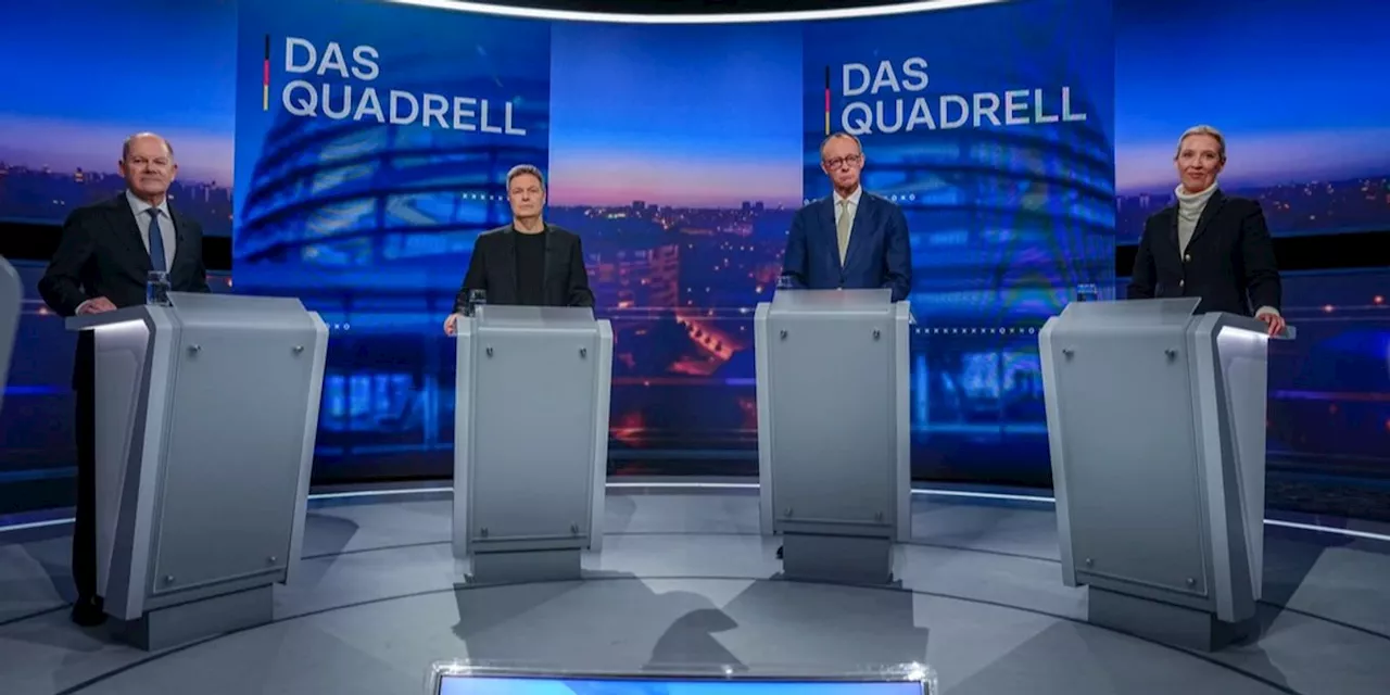Migration und Dschungelcamp: Kanzlerkandidaten in TV-Runde