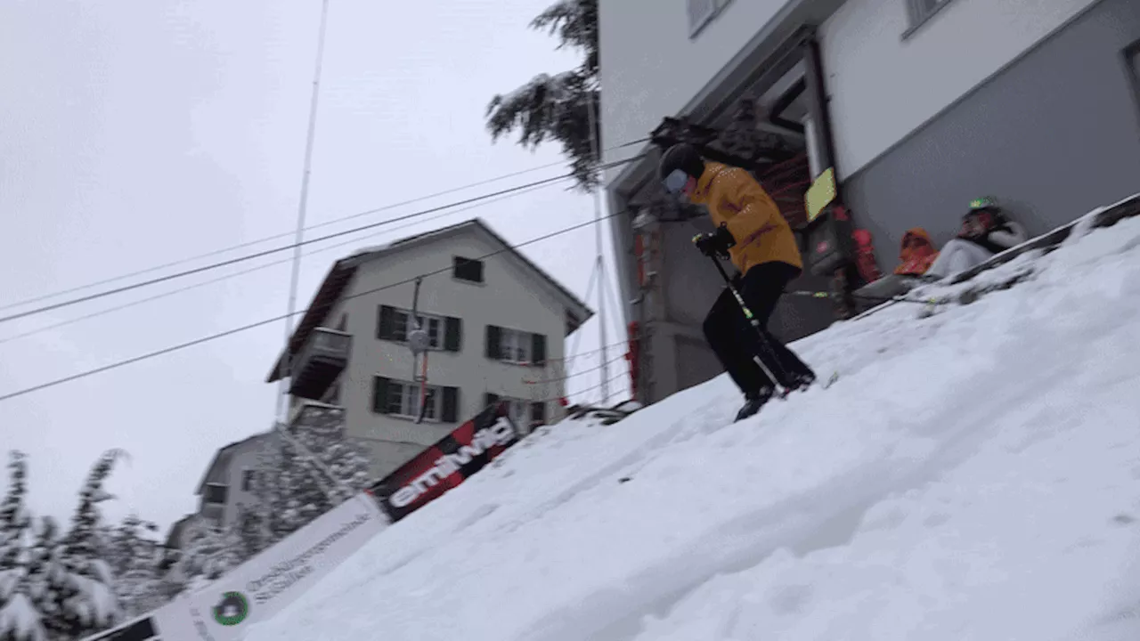 Brautkleid als Pistenbully: Winterspaß auf der kleinsten Piste der Welt