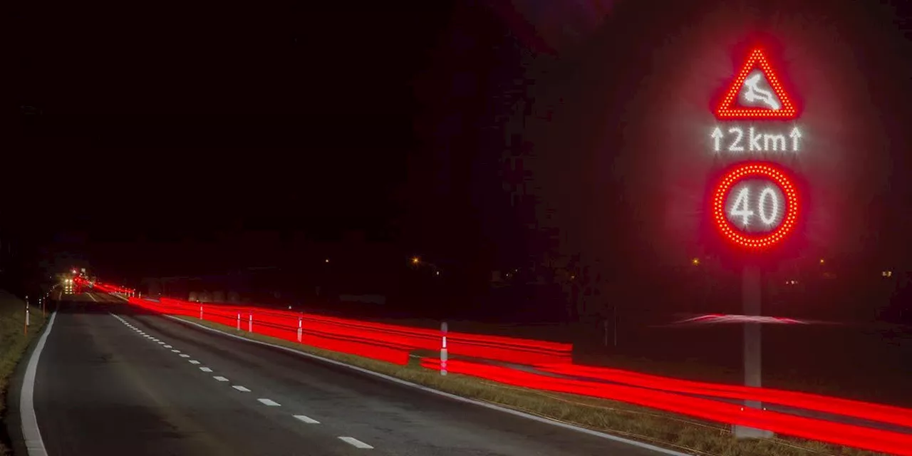 Schweizweit einzigartige Wildwarnanlage im Kanton Bern