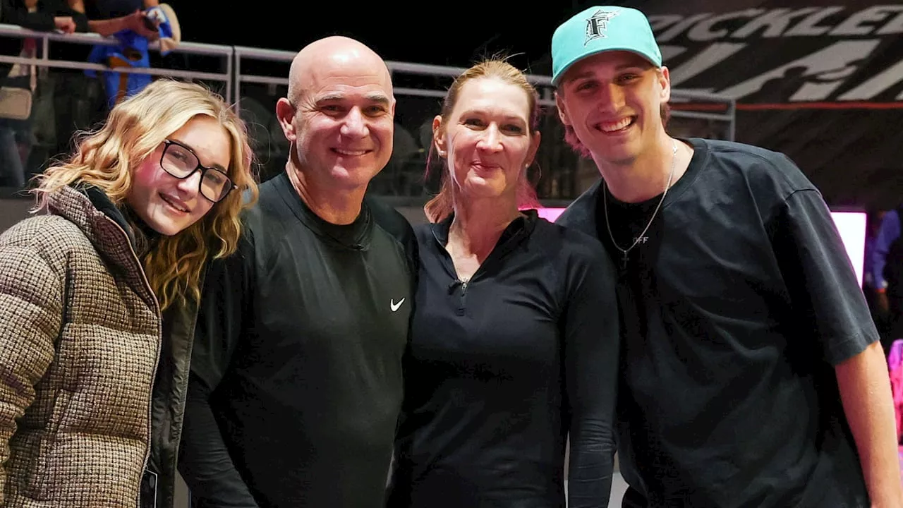 Steffi Graf und ihr Andre gewinnen Pickleball Slam!