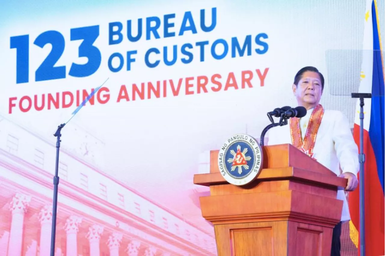 President Marcos Commends Bureau of Customs for Modernization and Anti-Smuggling Efforts