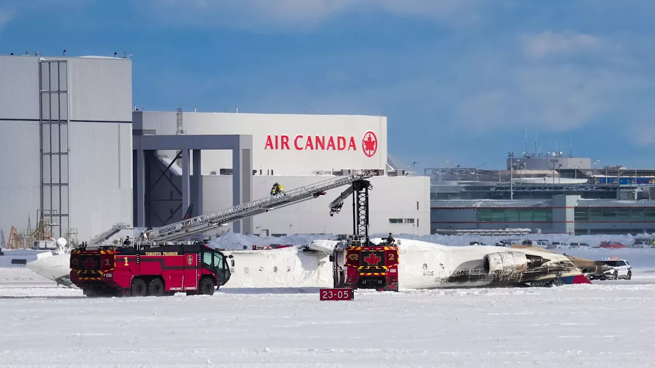 Delta Air Lines Flight Crashes at Toronto Airport