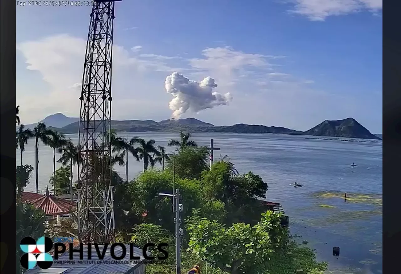 Taal Volcano Erupts Again, PHIVOLCS Maintains Alert Level 1