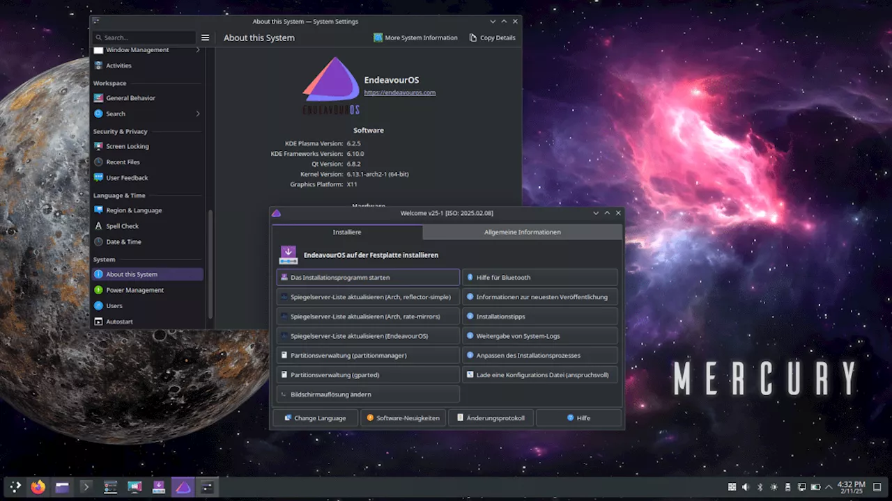 Uncomplicated Arch Linux: EndeavourOS Mercury released