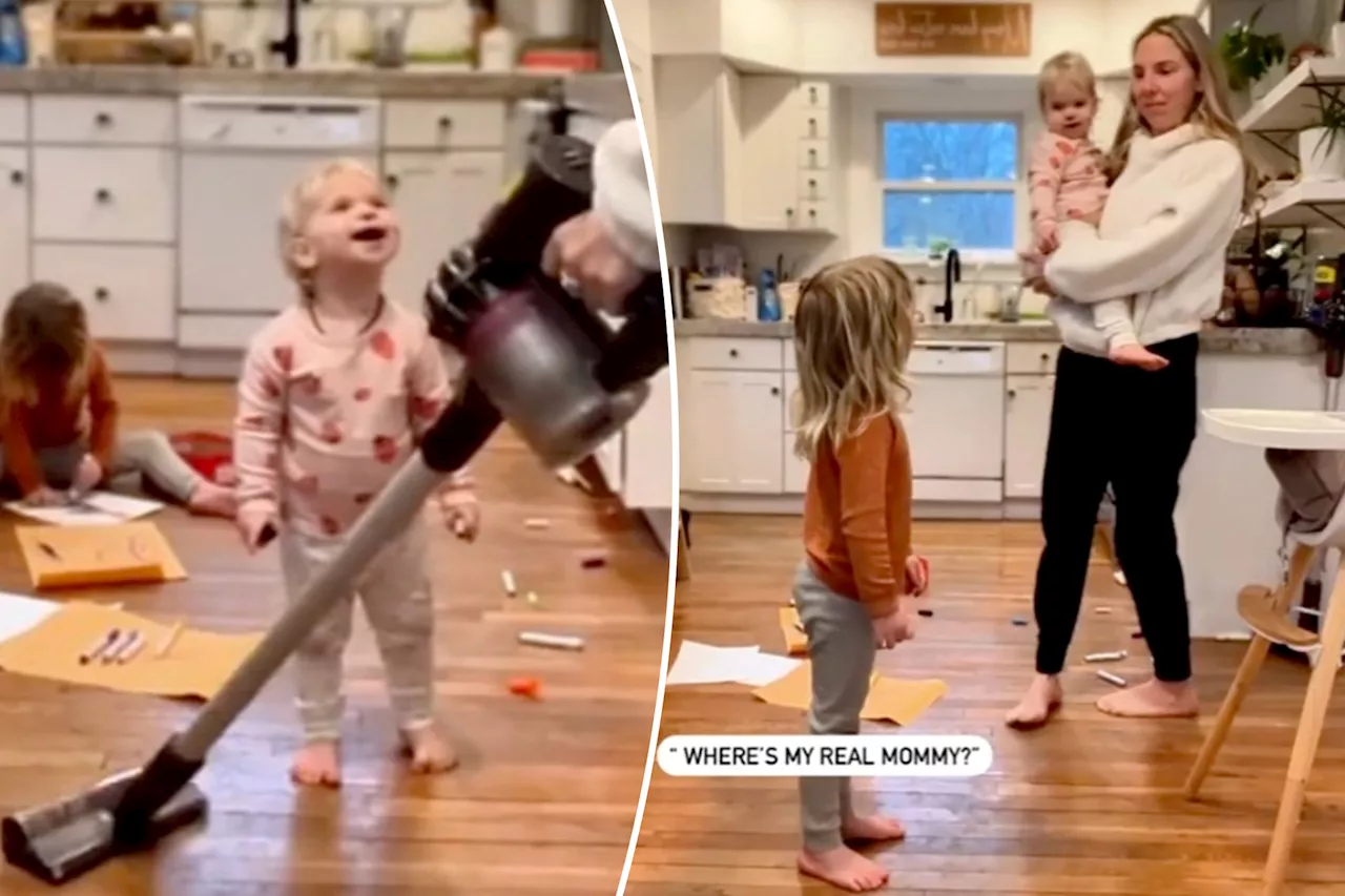 Twin Sisters Pull Off Adorable Prank on Each Other's Kids