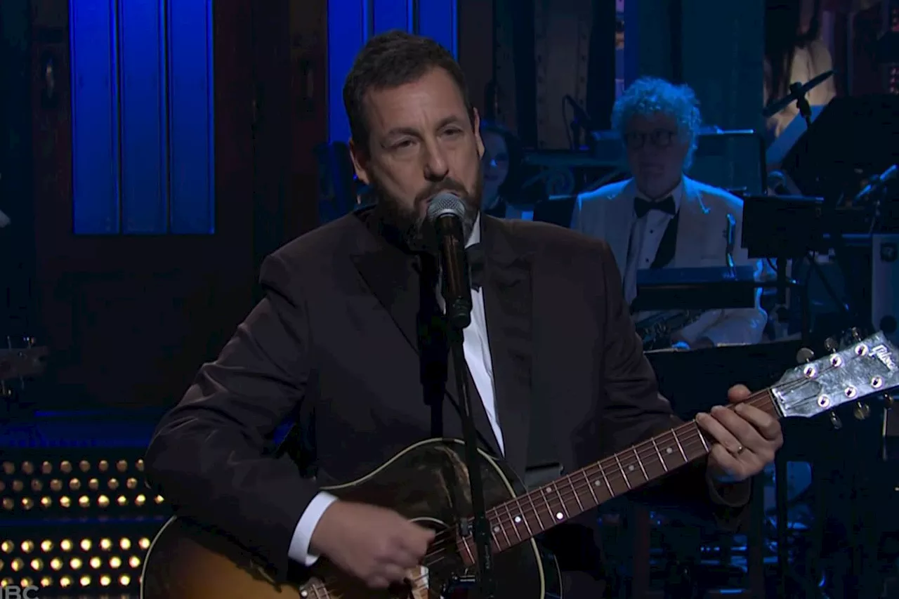 Adam Sandler Pays Tribute to SNL's 50 Years of Laughter During Anniversary Celebration