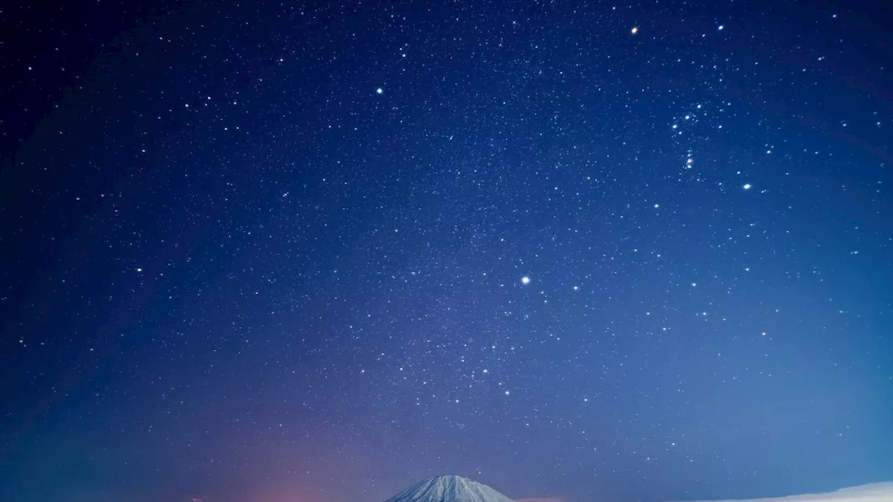 A Celestial Dance: Mars Forms a Temporary Triangle in the Night Sky