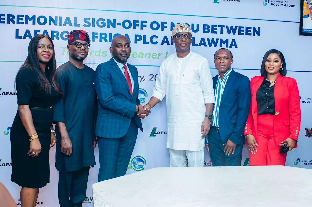 Lafarge Africa signs memorandum of understanding with LASG on solid waste management