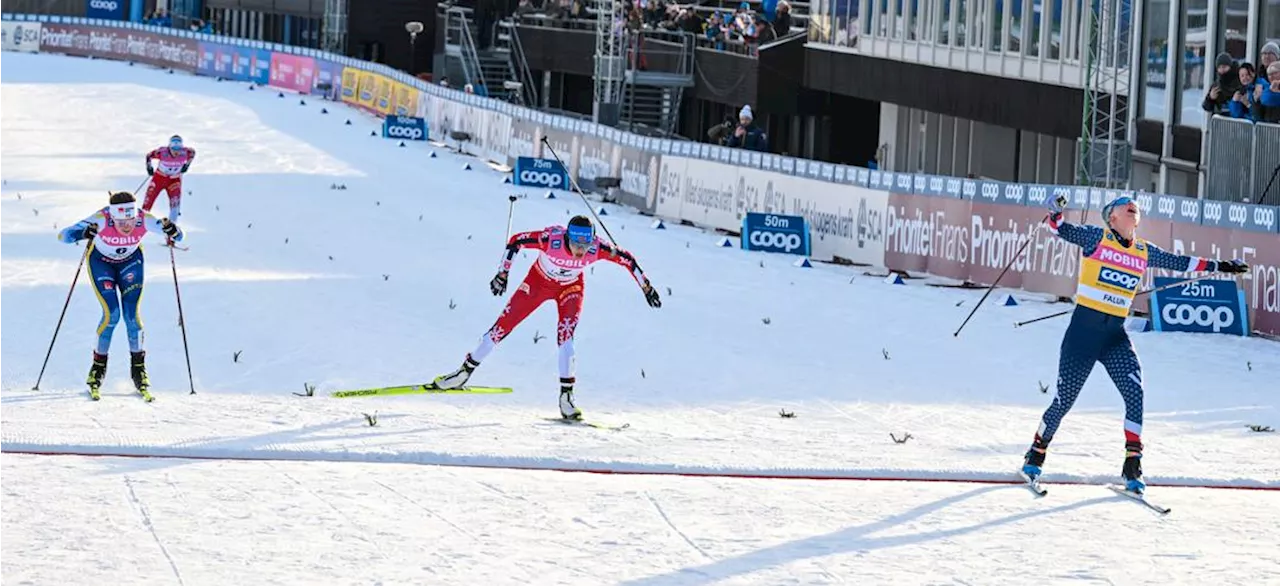 Diggins vinner 20 km fristil i Falun, Weng på andreplass
