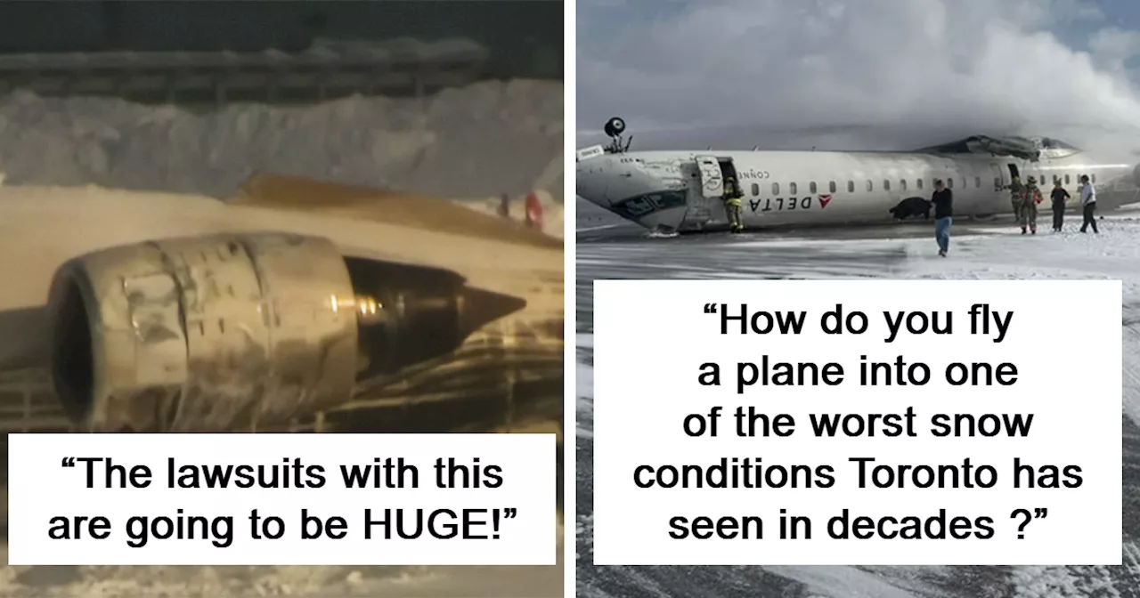 Delta Air Lines Plane Crash in Toronto: Passengers Describe 'Hanging Like Bats' After Upright Aircraft Lands on its Back