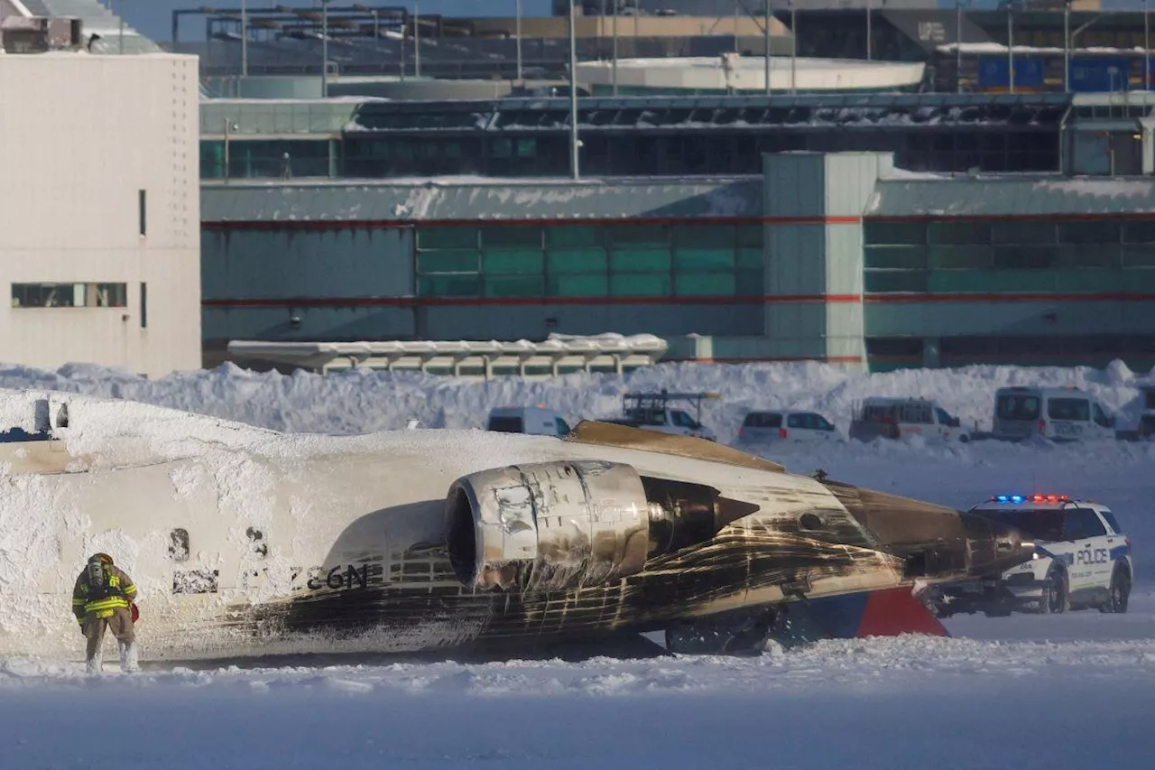 Delta Air Lines Flight Crashes at Toronto Pearson Airport, Injuring 15