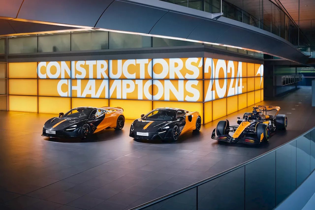 McLaren MCL38 Celebration Editions celebrate 2024 F1 Constructors' Championship win