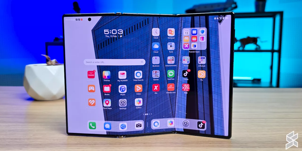 Huawei Mate XT tri-fold smartphone in Malaysia, RM14,999