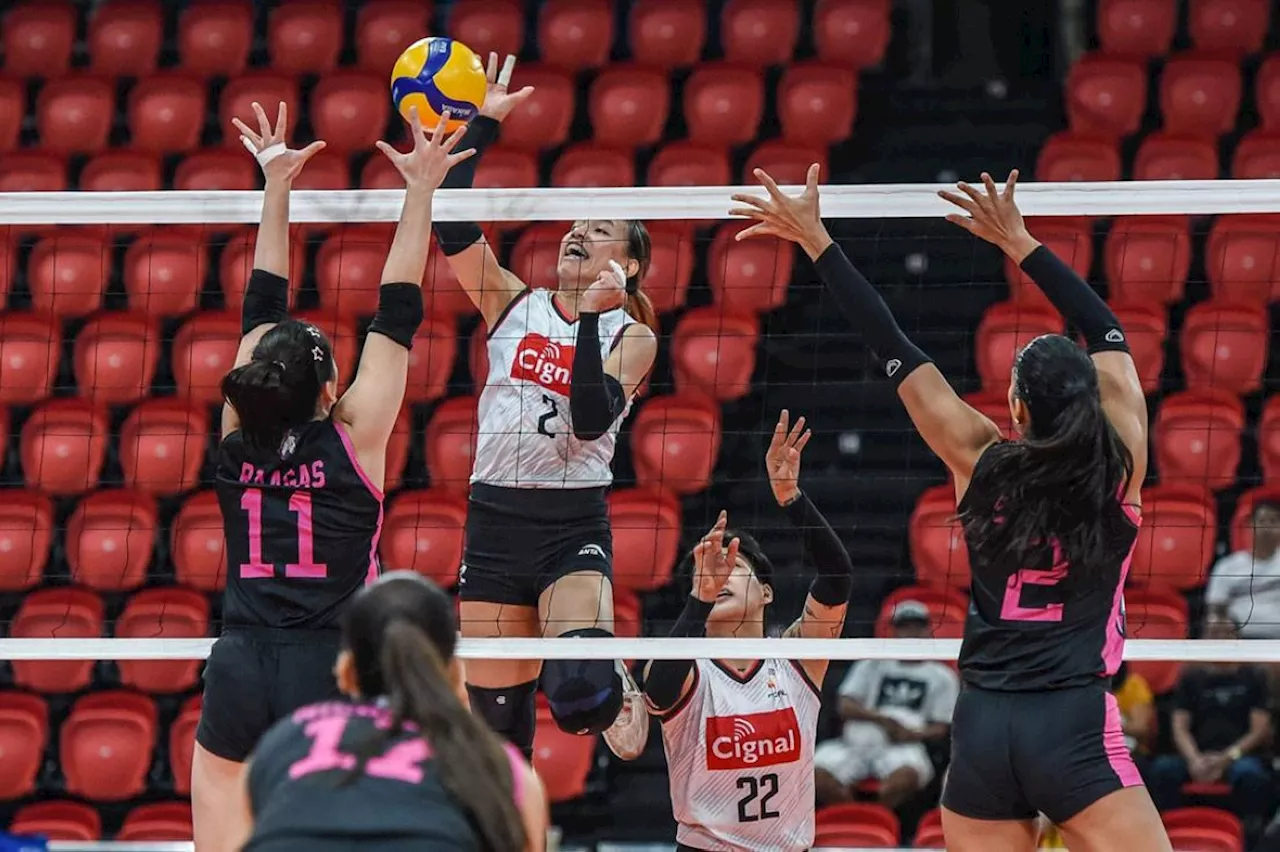 Cignal sweeps Akari to seal No. 3 seed in PVL AFC