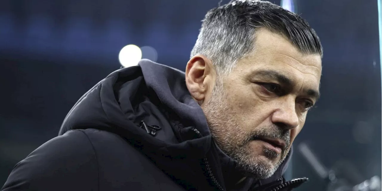 Conceicao e l'eliminazione Milan: 'Colpa mia, non di Theo. Ci metto la faccia'