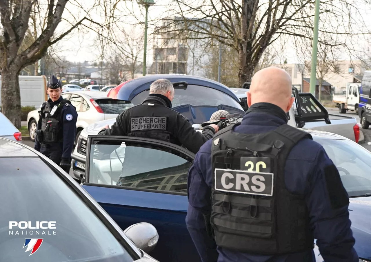 Police du Loiret neutralise des points de deal et interpelle un individu