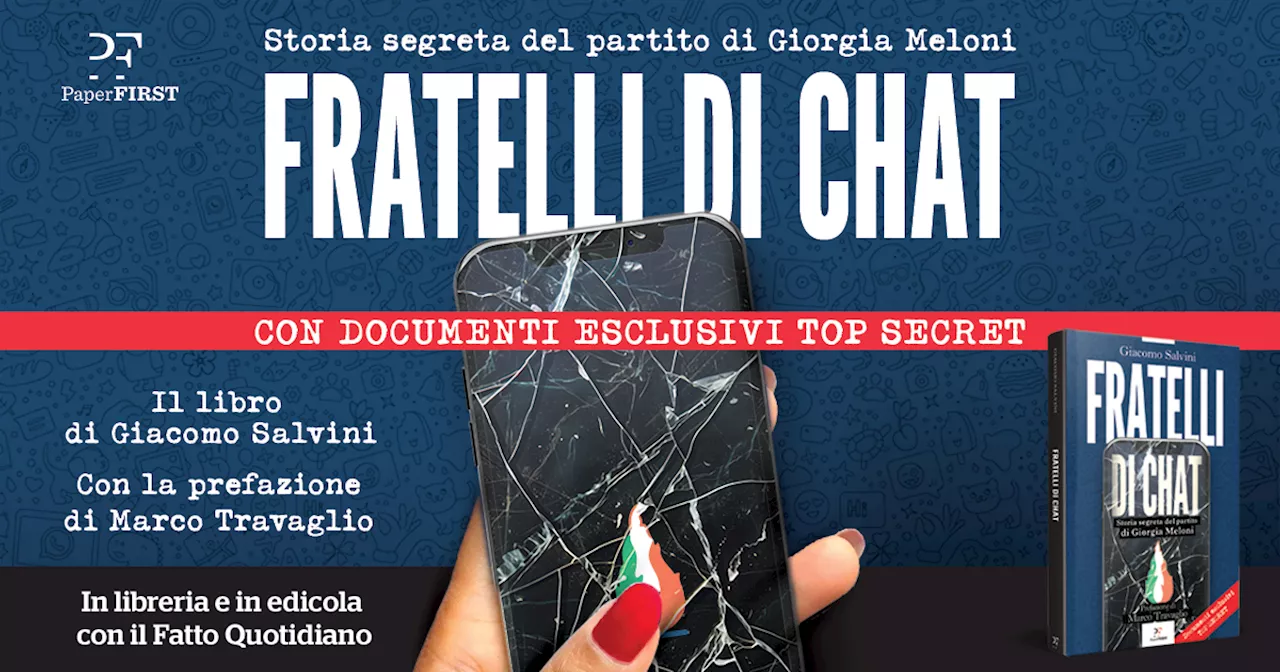 Fratelli di chat, giovedì alle 20.30 dialogo in diretta tra l’autore Giacomo Salvini e lo scrittore…