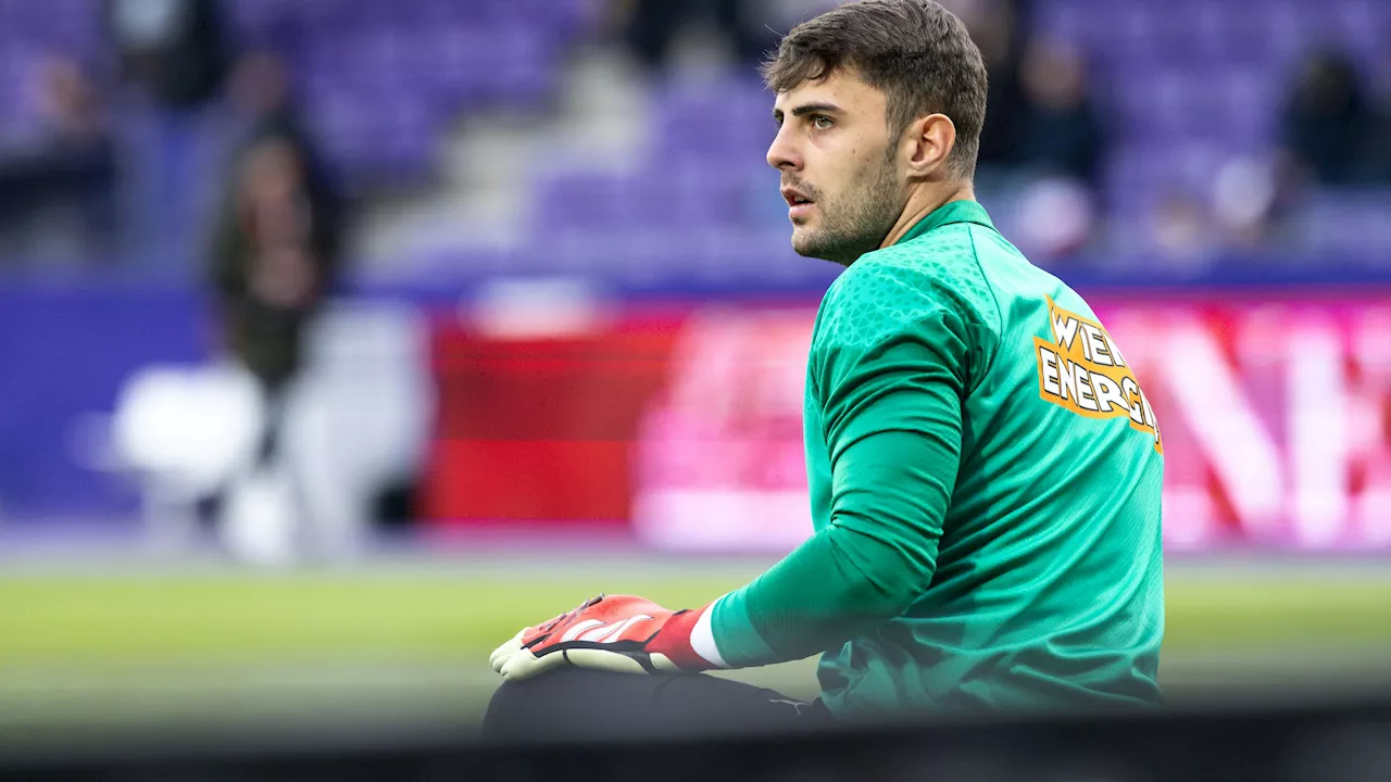 Rapid-Torwart Hedl nach Derby-Geste gesperrt