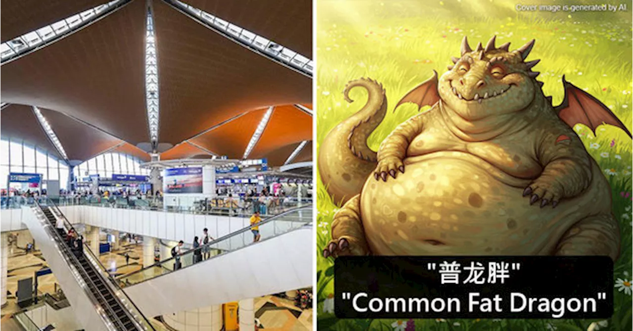 fun 'Common Fat Dragon?' — Tourist's Funny Misinterpretation Of KLIA Announcements Goes Viral