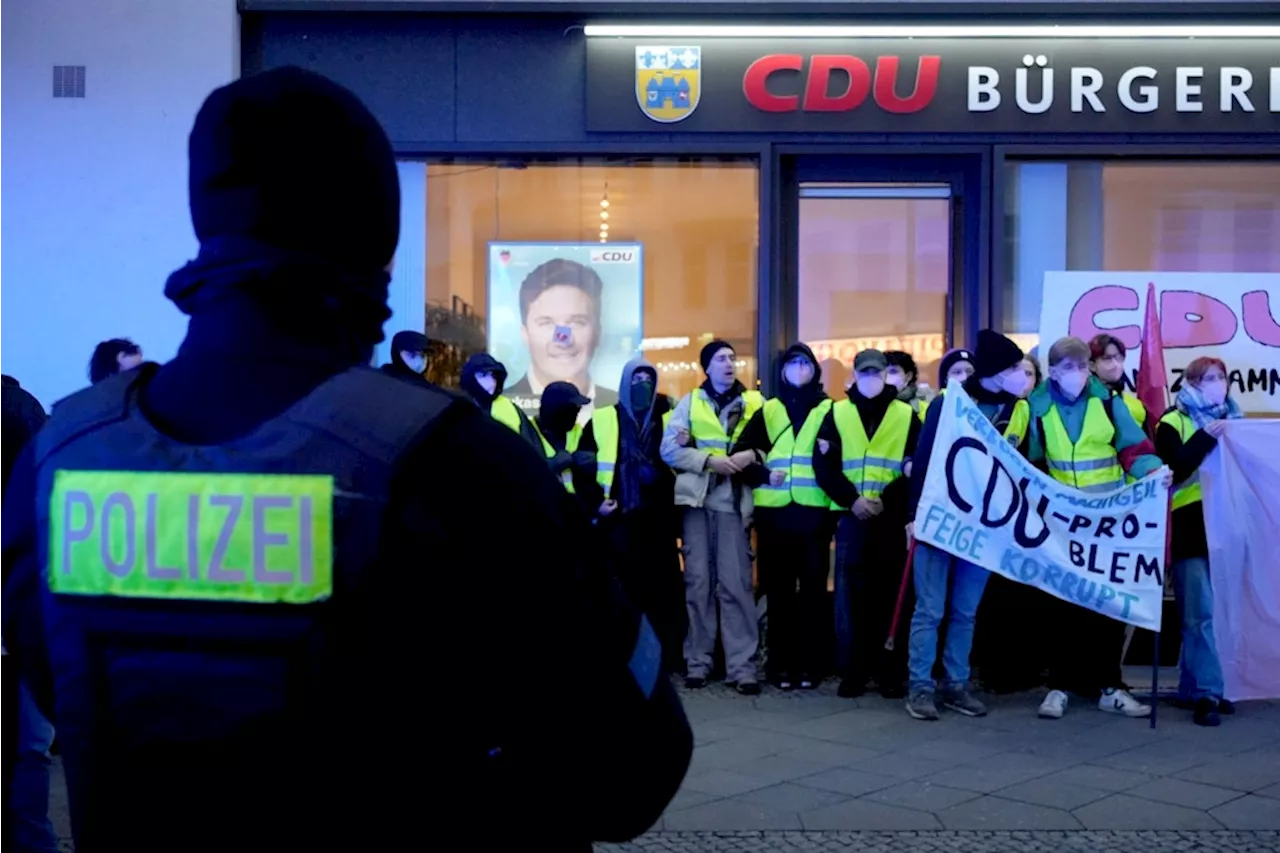 CDU-Geschäftsstelle in Berlin besetzt: Partei spricht von „faschistischen Methoden“