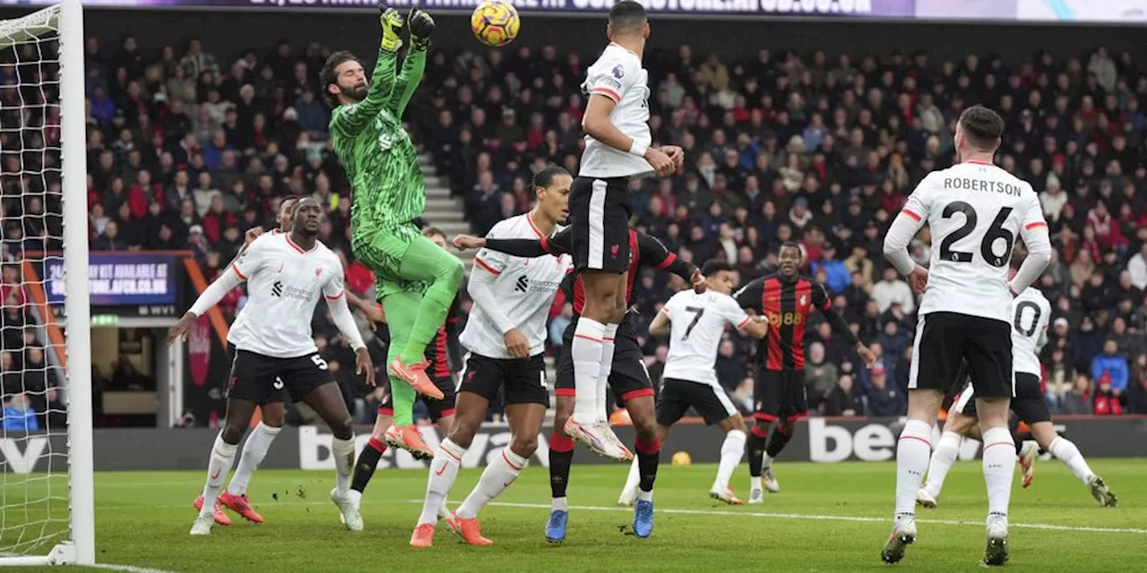 Alisson Becker Ajak Liverpool Raih Kemenangan Kunci di Vitality Stadium