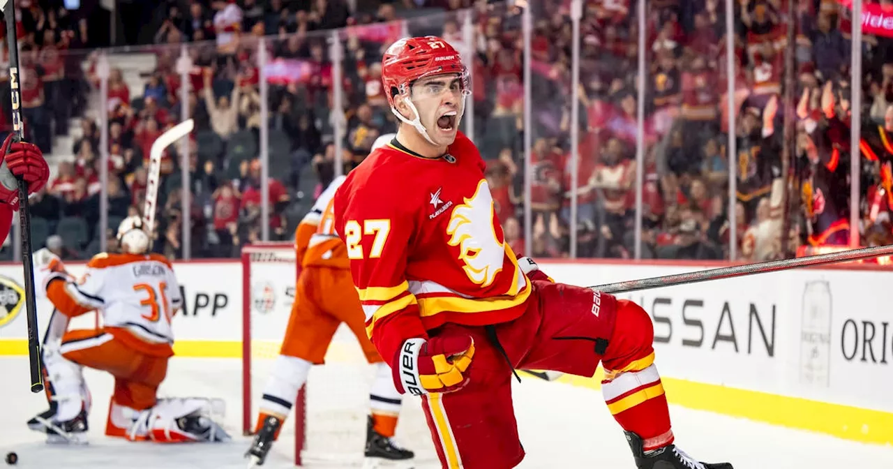 Coronato's Two Goals Propel Flames Past Ducks