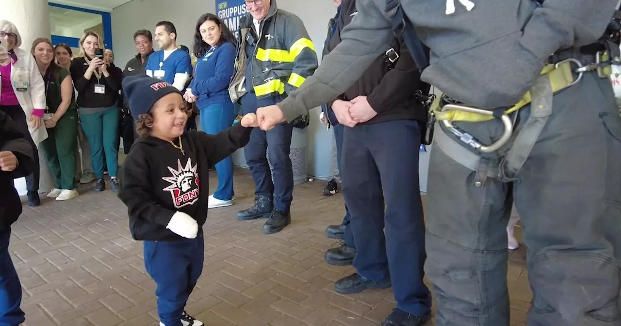 Staten Island Toddler Rescued From House Fire Celebrates Birthday After Hospital Stay