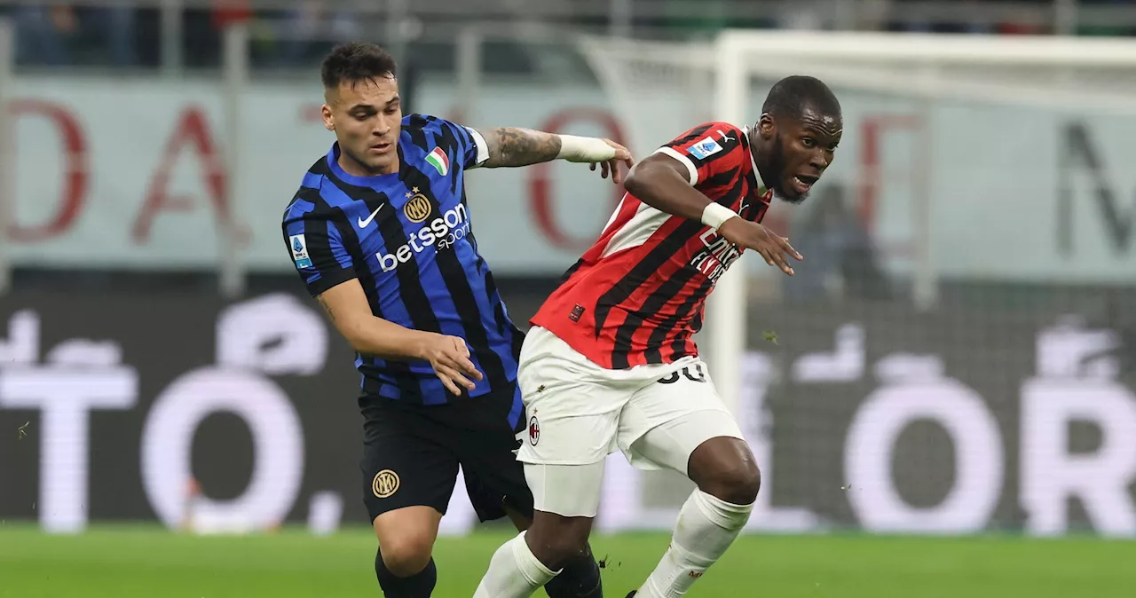 Milan-Inter diretta Serie A: De Vrij risponde a Reijnders LIVE