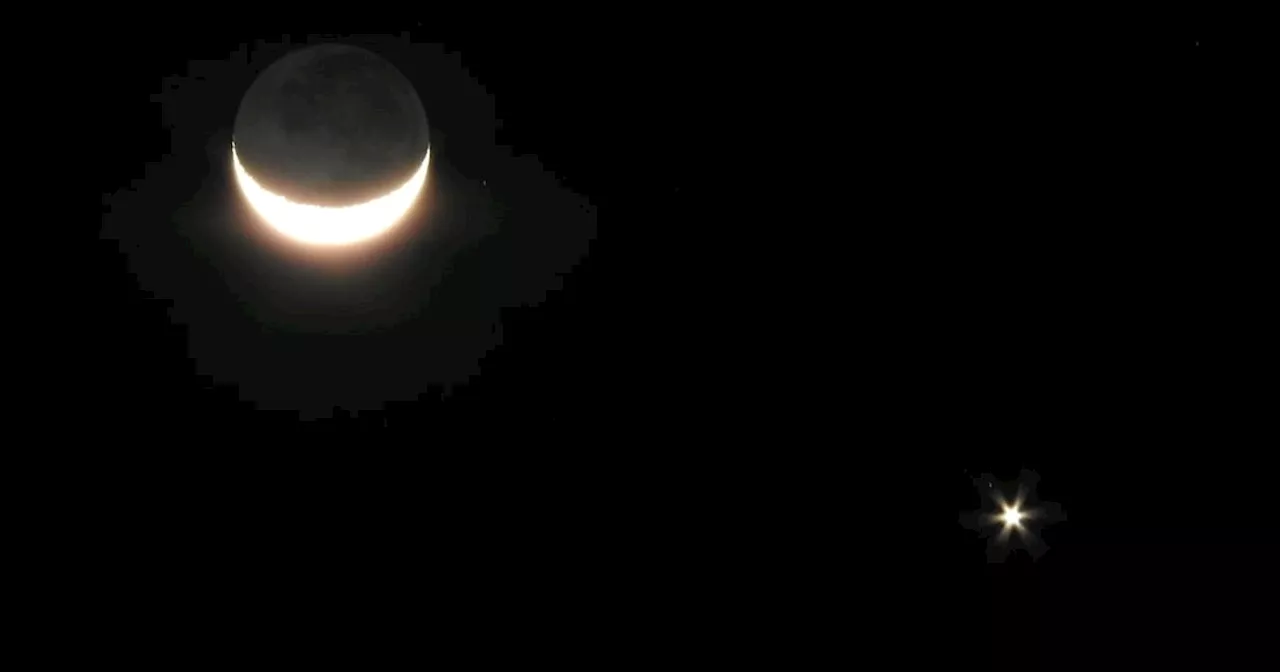 Durante las noches de febrero de 2025, Venus brilla junto a la Luna