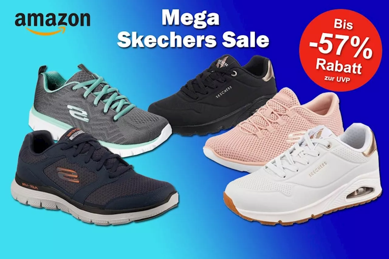 Skechers Winterschlussverkauf bei Amazon: Bis zu 57% Rabatt auf modische und bequeme Sneaker