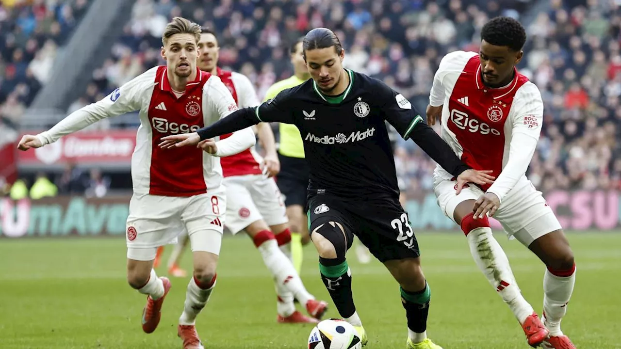 Taylor trascina l'Ajax in extremis sul Feyenoord: -2 dal PSV