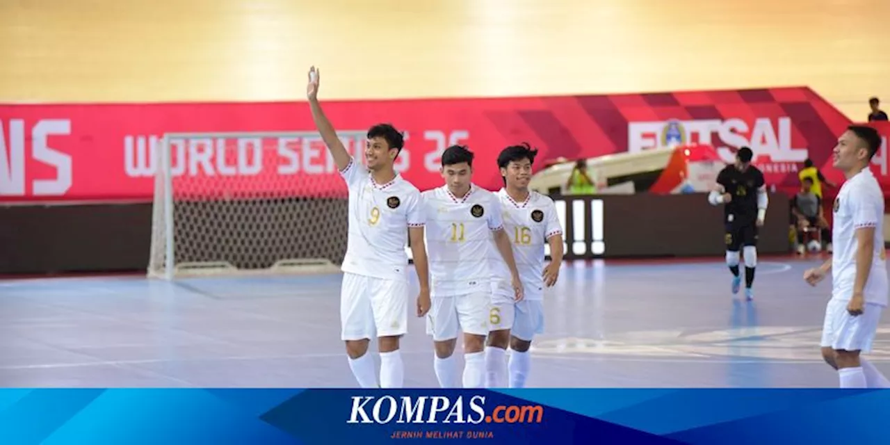 Babak I Timnas Futsal Indonesia Vs Arab Saudi 2-0: Set-play Merah Putih Makan Korban