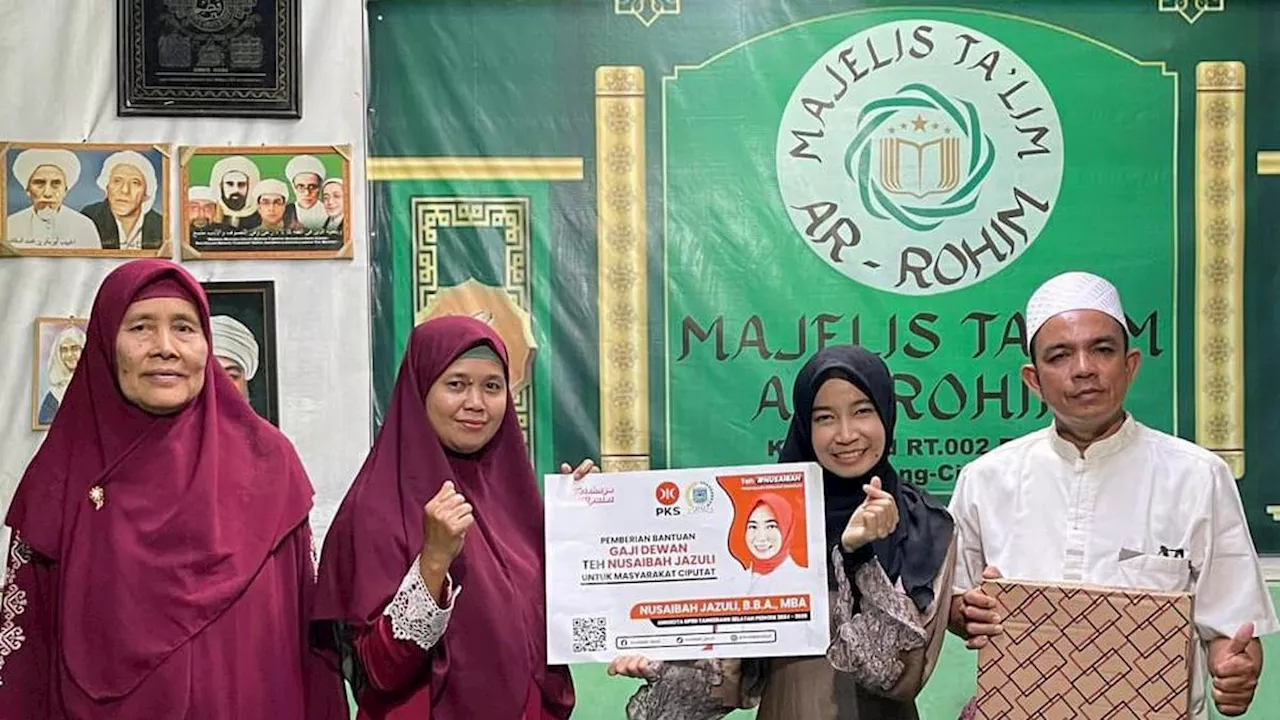 Nusaibah Jazuli Penuhi Janji Serahkan Gaji Sebagai Anggota DPRD Tangsel untuk Masyarakat