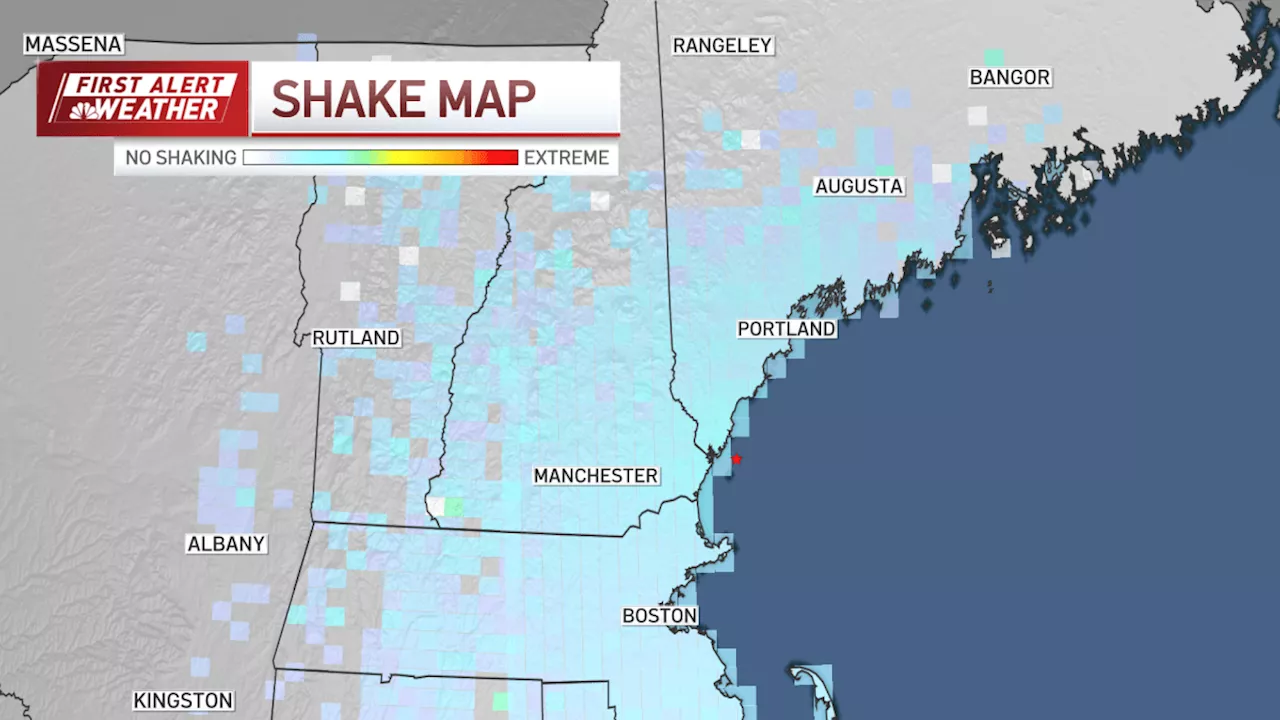 3.8 Magnitude Earthquake Shaken New England