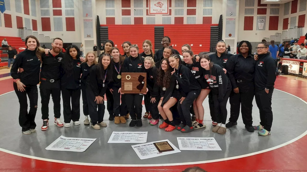 Jackson Memorial Girls Wrestling Dominates at Shore Conference Tournament