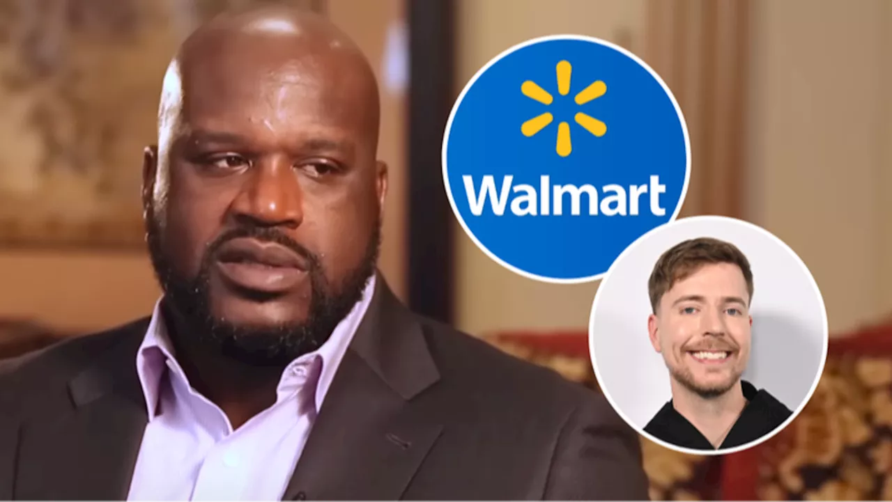 Shaquille O'Neal Jokes MrBeast Can't Top His $70,000 Walmart Spree